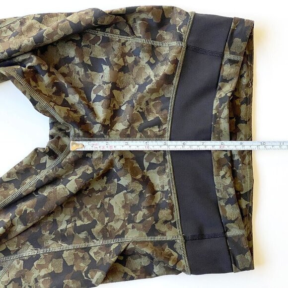 Lululemon Speed Tight III Running Leggings Size 6 Reflective Foldable Hem Ruched - Picture 15 of 16